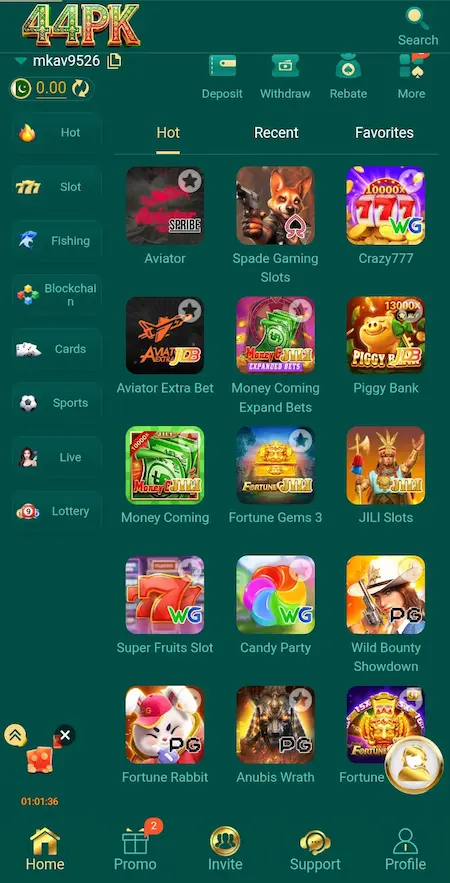 44PK Game download